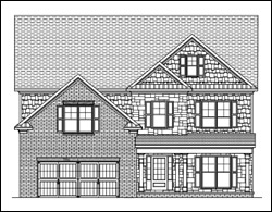 Two Story Craftsman Homes, New Homes Roswell GA, Custom Home Builder